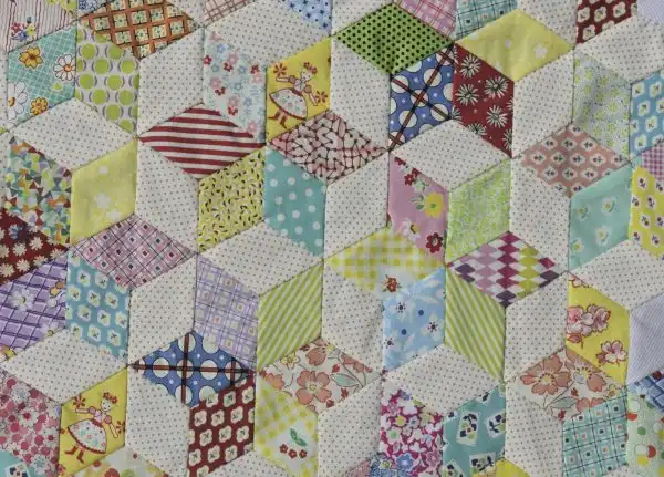 Jen Kingwell - Postcard Project #12 - 6 Pointed Star